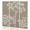 Sch! Acoustic Hanging Wall Panel - Wildflower (3 panels) - Oatmeal Beige