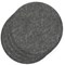 Sch! Acoustic Wall Tile - Set of 4 - Bevelled Edge - Circle - Graphite Charcoal