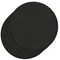 Sch! Acoustic Wall Tile - Set of 4 - Bevelled Edge - Circle - Raven Black