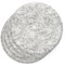 Sch! Acoustic Wall Tile - Set of 4 - Bevelled Edge - Circle - Pebble Light Grey