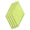 Sch! Acoustic Wall Tile - Set of 4 - Bevelled Edge - Diamond - Lime Green