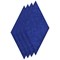 Sch! Acoustic Wall Tile - Set of 4 - Bevelled Edge - Diamond - Cobalt Blue