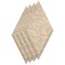 Sch! Acoustic Wall Tile - Set of 4 - Bevelled Edge - Diamond - Oatmeal Beige