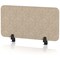 Sch! Acoustic Desktop Screen - Rectangle - 800 x 400mm - Oatmeal Beige