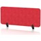 Sch! Acoustic Desktop Screen - Rectangle - 1000 x 400mm - Poppy Red