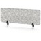 Sch! Acoustic Desktop Screen - Rectangle - 1200 x 400mm - Pebble Light Grey
