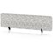 Sch! Acoustic Desktop Screen - Rectangle - 1600 x 400mm - Pebble Light Grey