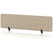 Sch! Acoustic Desktop Screen - Rectangle - 1600 x 400mm - Oatmeal Beige
