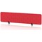 Sch! Acoustic Desktop Screen - Rectangle - 1800 x 400mm - Poppy Red
