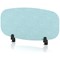 Sch! Acoustic Desktop Screen - Oblong - 800 x 400mm - Sky Light Blue