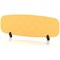 Sch! Acoustic Desktop Screen - Oblong - 1200 x 400mm - Buttercup Yellow