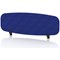 Sch! Acoustic Desktop Screen - Oblong - 1200 x 400mm - Cobalt Blue