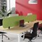 Sch! Acoustic Desktop Screen - Oblong - 1400 x 400mm - Poppy Red
