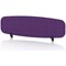 Sch! Acoustic Desktop Screen - Oblong - 1400 x 400mm - Plum Purple