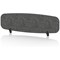 Sch! Acoustic Desktop Screen - Oblong - 1400 x 400mm - Graphite Charcoal