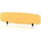 Sch! Acoustic Desktop Screen - Oblong - 1600 x 400mm - Buttercup Yellow