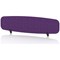 Sch! Acoustic Desktop Screen - Oblong - 1600 x 400mm - Plum Purple
