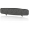 Sch! Acoustic Desktop Screen - Oblong - 1800 x 400mm - Graphite Charcoal