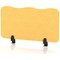 Sch! Acoustic Desktop Screen - Wave - 800 x 400mm - Buttercup Yellow