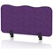 Sch! Acoustic Desktop Screen - Wave - 800 x 400mm - Plum Purple