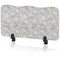 Sch! Acoustic Desktop Screen - Wave - 800 x 400mm - Pebble Light Grey
