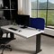 Sch! Acoustic Desktop Screen - Wave - 800 x 400mm - Pebble Light Grey
