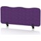 Sch! Acoustic Desktop Screen - Wave - 1000 x 400mm - Plum Purple