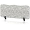 Sch! Acoustic Desktop Screen - Wave - 1000 x 400mm - Pebble Light Grey