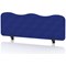 Sch! Acoustic Desktop Screen - Wave - 1200 x 400mm - Cobalt Blue