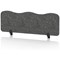 Sch! Acoustic Desktop Screen - Wave - 1200 x 400mm - Graphite Charcoal
