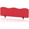 Sch! Acoustic Desktop Screen - Wave - 1400 x 400mm - Poppy Red