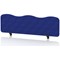 Sch! Acoustic Desktop Screen - Wave - 1400 x 400mm - Cobalt Blue