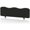 Sch! Acoustic Desktop Screen - Wave - 1400 x 400mm - Raven Black