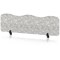 Sch! Acoustic Desktop Screen - Wave - 1400 x 400mm - Pebble Light Grey