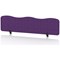 Sch! Acoustic Desktop Screen - Wave - 1600 x 400mm - Plum Purple