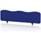 Sch! Acoustic Desktop Screen - Wave - 1600 x 400mm - Cobalt Blue
