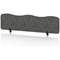 Sch! Acoustic Desktop Screen - Wave - 1600 x 400mm - Graphite Charcoal