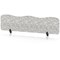 Sch! Acoustic Desktop Screen - Wave - 1600 x 400mm - Pebble Light Grey