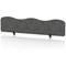 Sch! Acoustic Desktop Screen - Wave - 1800 x 400mm - Graphite Charcoal