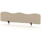 Sch! Acoustic Desktop Screen - Wave - 1800 x 400mm - Oatmeal Beige