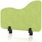 Sch! Acoustic Desktop Side Screen - Wave - 600 x 400mm - Lime Green