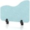Sch! Acoustic Desktop Side Screen - Wave - 600 x 400mm - Sky Light Blue