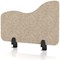 Sch! Acoustic Desktop Side Screen - Wave - 600 x 400mm - Oatmeal Beige