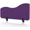 Sch! Acoustic Desktop Side Screen - Wave - 800 x 400mm - Plum Purple