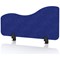Sch! Acoustic Desktop Side Screen - Wave - 800 x 400mm - Cobalt Blue