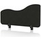 Sch! Acoustic Desktop Side Screen - Wave - 800 x 400mm - Raven Black