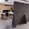 Sch! Acoustic Floor Standing Screen - Full - Graphite Charcoal - 1400mm