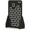 Sch! Acoustic Floor Standing Screen - Petal - Raven Black - 1800mm