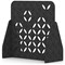 Sch! Acoustic Floor Standing Screen - Petal - Graphite Charcoal - 1200mm