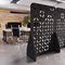 Sch! Acoustic Floor Standing Screen - Petal - Graphite Charcoal - 1200mm